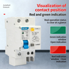 DZ47LE-63 1P+N RCBO Miniature Circuit Breaker with Leakage Protection 10A 16A 32A 63A 30mA 6kA Household Leakage Air Switch
