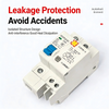 DZ47LE-63 1P+N RCBO Miniature Circuit Breaker with Leakage Protection 10A 16A 32A 63A 30mA 6kA Household Leakage Air Switch
