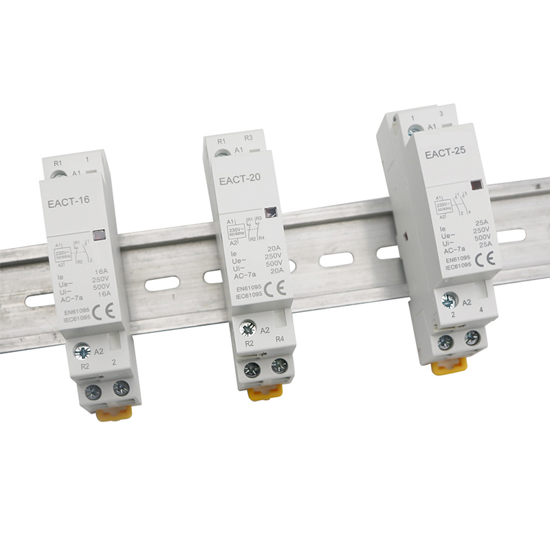 DIN Rail Household AC DC Coil Contactors 4pole 63A Modular Contactor